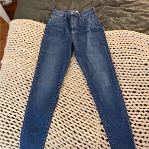 Zara Women's Skinny Jeans in Blue
